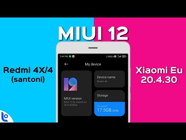 Redmi 4 MIUI 12 Xiaomi Eu 20.4.30 Review | MIUI 12 Eu update for Redmi 4X/4 | Perfect MIUI 12 ROM