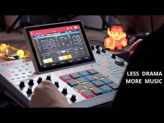 UNEXPECTED: New AKAI Juno VST is FIRE  Making Synthwave on JURA// MPC X SE