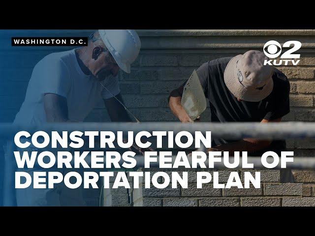 Trump's deportation plans spark fear in construction industry