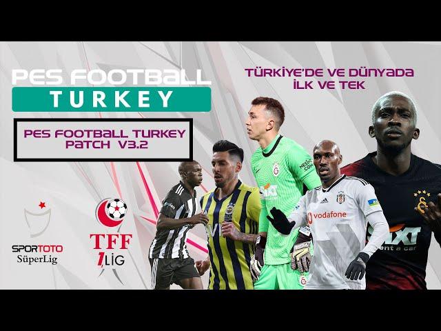 PES Football TURKEY 2021 Patch v3.2 Installation | Kurulum (PES 2021 TFF 1. Lig)