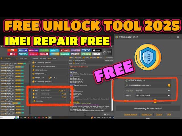 TFT Unlock Tool 2024 6.1.1.1 Free INSTALL 2025 | TFT UNLOCK TOOL FREE | TFT TOOL INSTALL FREE