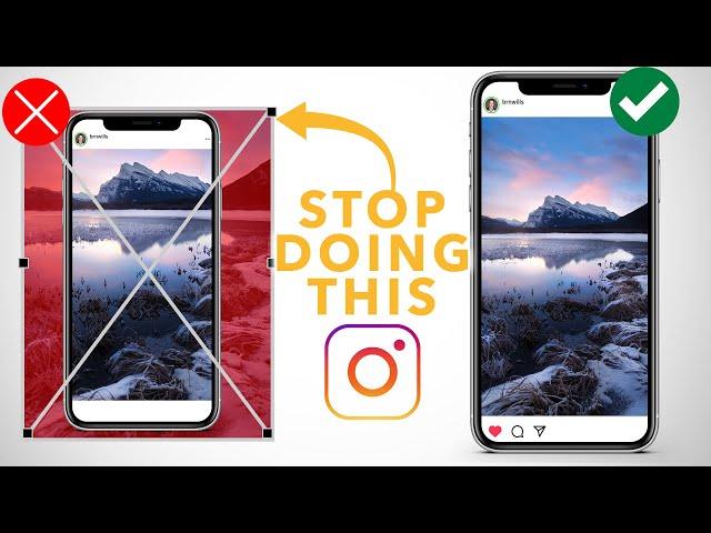 2 Ways To Stop Instagram From Cropping Vertical Photos