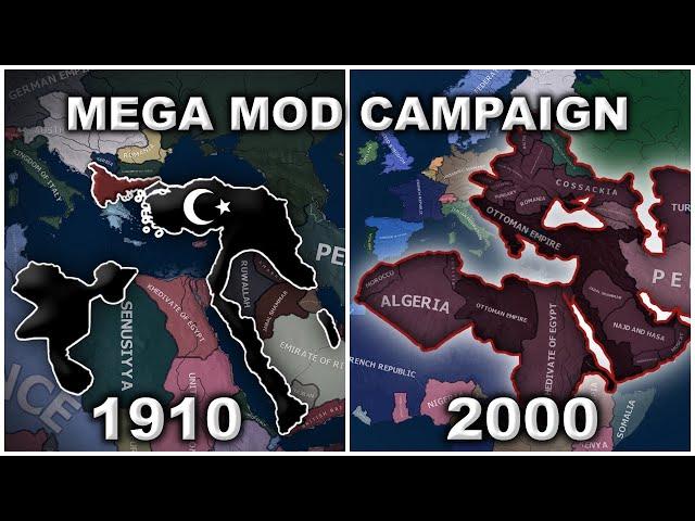 HOI4 Ottoman Empire Mega Mod Campaign 1910-2004 (Great War Redux, Kaiserreich, Novum Vexillum)