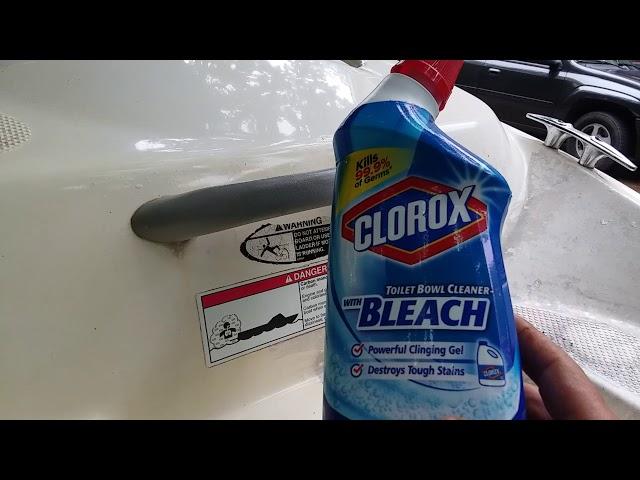 DIY How to clean your boat  and Remove UNWANTED staines