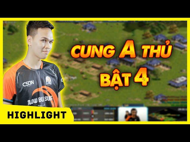 CUNG A THỦ BẬT 4 - Trận đấu HAY NHẤT của Chim Sẻ Đi Nắng trong giải này! | AoE Highlights