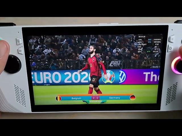 Asus ROG Ally / SP Football Life 2024 Gameplay / The Perfect Soccer Game is Available for Free