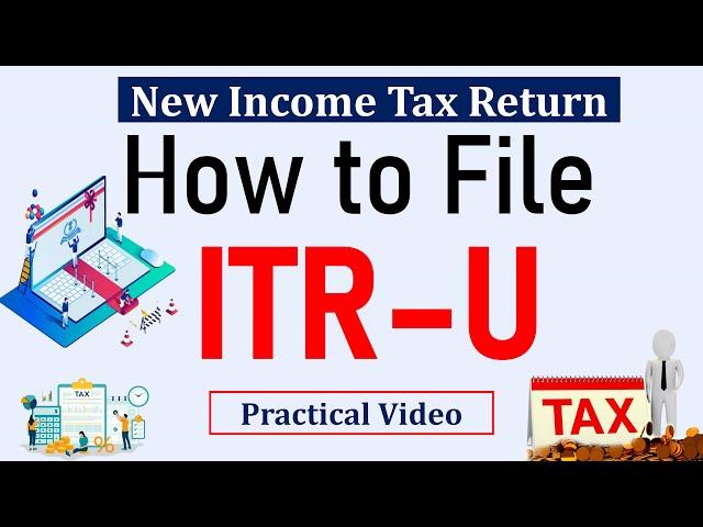 How to File ITR-U ? online return filling ITR -U #itru #updatedreturn