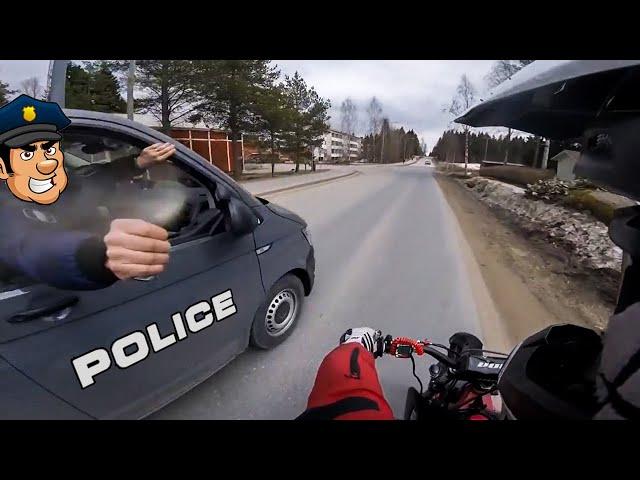 BIKERS VS COPS‍️/ INTENSE 10 MINUTES!!!