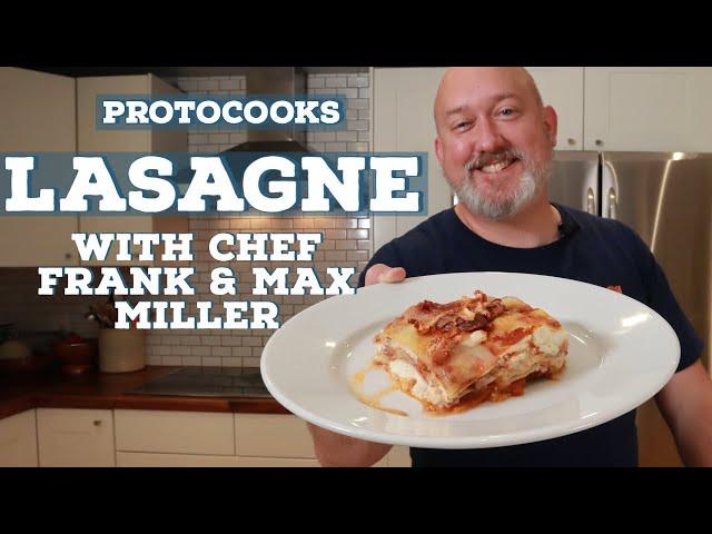 How to make Lasagne~with Chef Frank featuring Max Miller from Tasting History