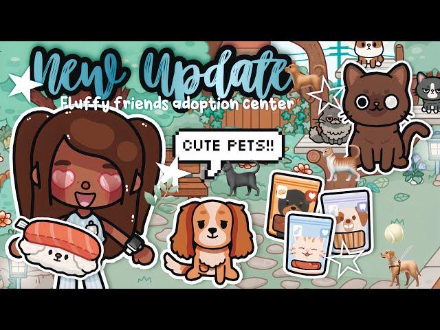 Toca Boca NEW UPDATE!  Fluffy friends adoption pack  *with voice ️* Toca Boca Life World 