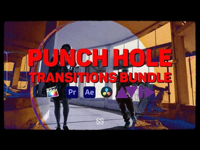 Punch Hole Transitions | Nitrozme for Premiere Pro, DaVinci, Final Cut Pro X