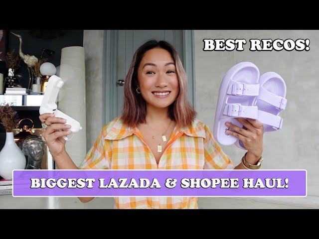 Favorite Lazada & Shopee Haul (Fashion, Home, Beauty, Gadgets, etc) | Laureen Uy