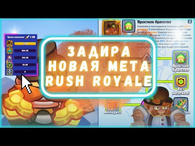 ЗАДИРА 15 LVL МИЛЛИАРДЫ УРОНА RUSH ROYALE 19.0 | КАК ИГРАТЬ ЗАДИРОЙ В ПВП | ТАЛАНТЫ И МЕХАНИКА ИГРЫ