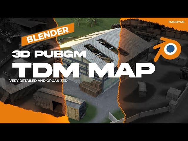 PUBG MOBILE 3D TDM MAP - Blender