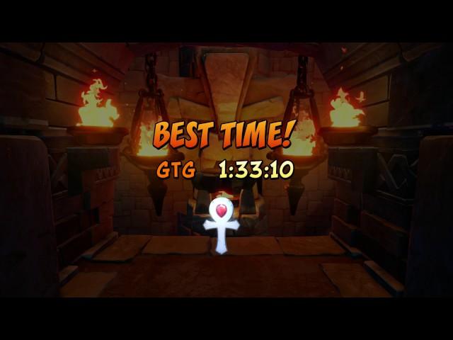 Crash Bandicoot - N. Sane Trilogy - Platinum Time Trial #24: Jaws Of Darkness - 1:33:10