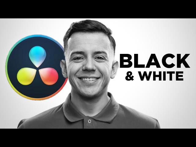 How to Make a Clip Black and White in DaVinci Resolve 19