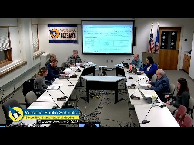 Waseca School Board Meeting 01 09 2025