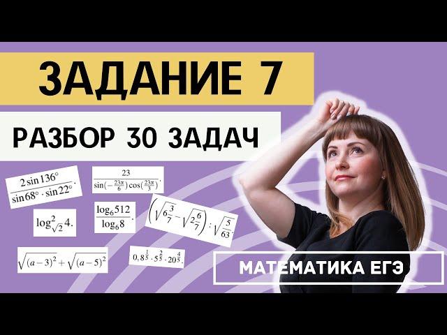 Разбор задания 7 из профильного ЕГЭ по математике