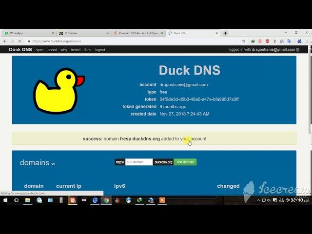 How to make a DNS server from digital IP address using duckdns.org as our dns host.