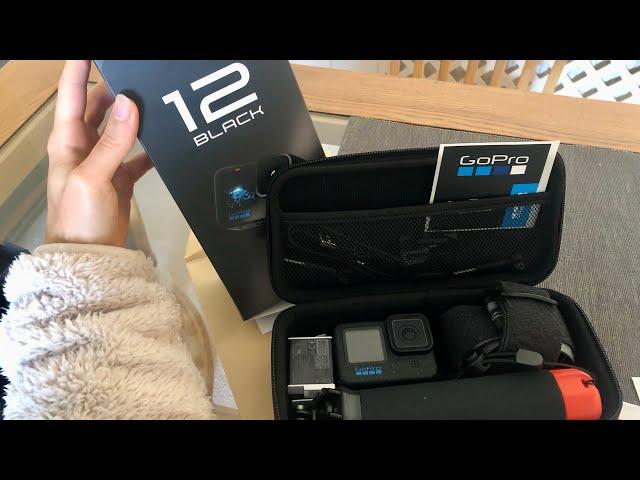 ASMR Gopro 12 unboxing | no talking, unintentional