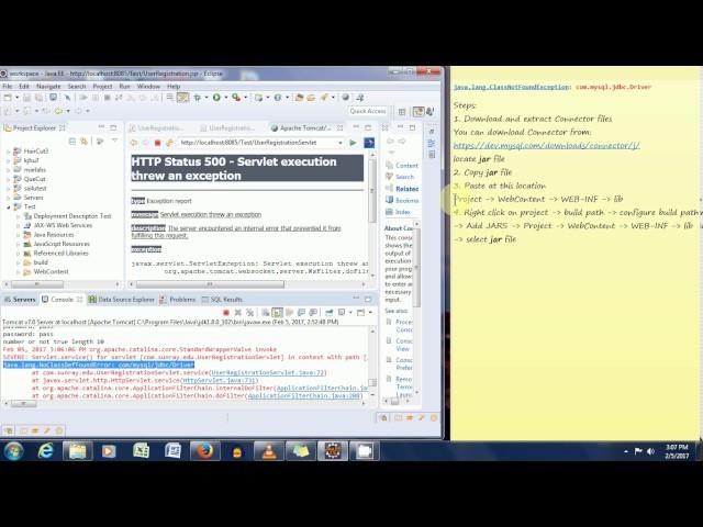 Eclipse MYSQl Connector Error java.lang.ClassNotFoundException: com.mysql.jdbc.Driver