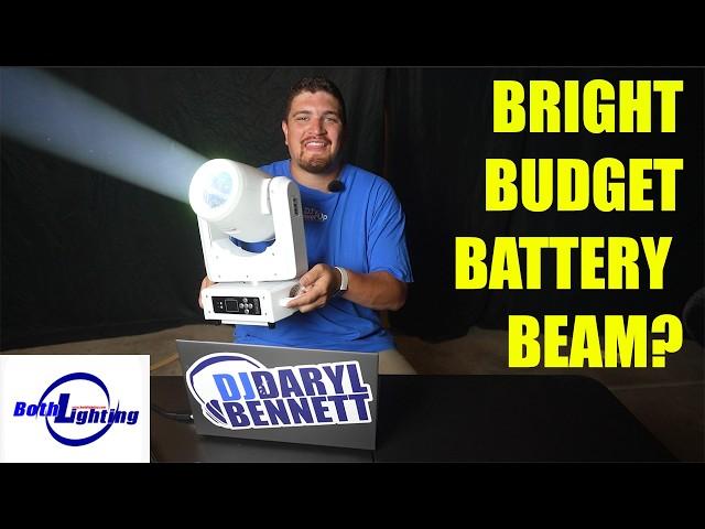 Are Both's Battery Beams Any Good? 100w Moving Head Light (BO-100B-B) - DJ Gear Review