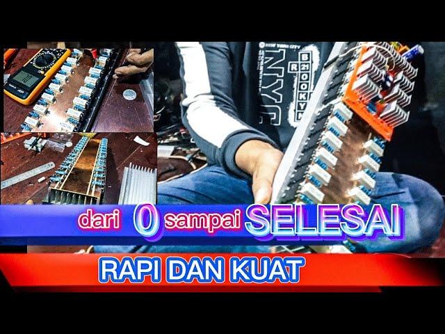 cara memasang transistor final dari nol sampai selesai dengan detil