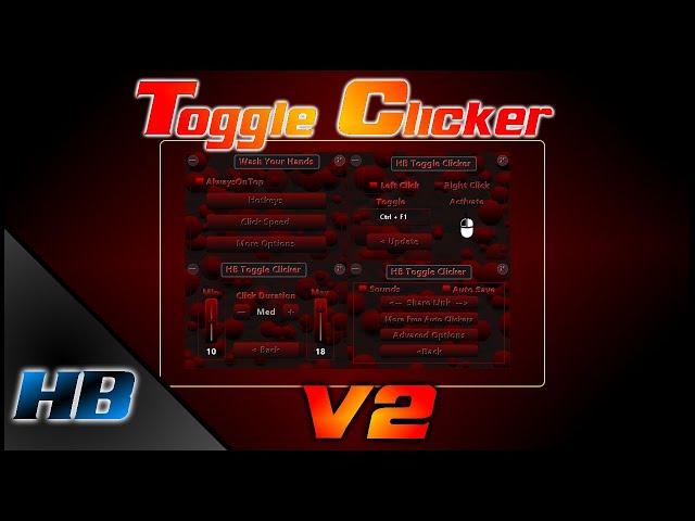 Toggle Clicker V2 ( For Windows 8 or 10 )