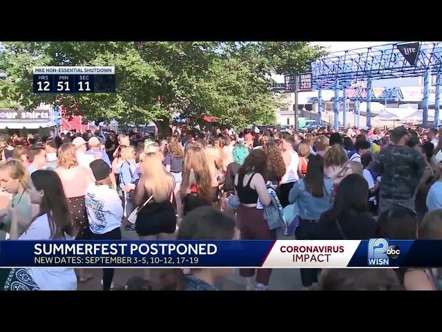 Summerfest 2020 postponed