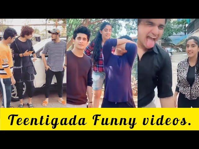 Funny  videos part 1 | Teentigada videos | sameeksha sud | Vishal pandey | Bhavin bhanushali