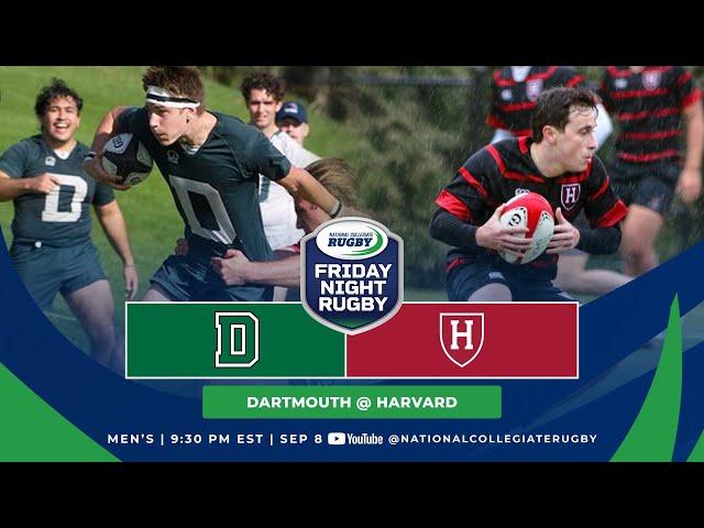 Men's Rugby | Dartmouth vs. Harvard | Friday Night Rugby