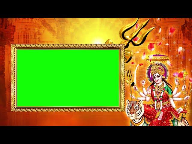 durga maa green screen video frame || durga mata background video || god || Real Wedding FX ||184