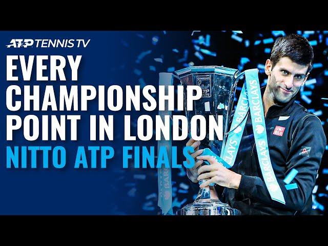 Every Championship Point & Trophy Lift From the Nitto ATP Finals in London! 2009-2020