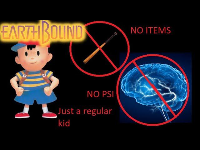 Can you beat Earthbound without using PSI or items?