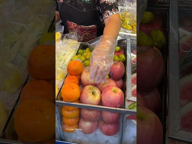 Fruit Heaven! Fresh apples for just $0.60 - Fruit Cutting Skills