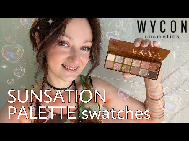 ️ WYCON SUNSATION EYESHADOW PALETTE ️ SWATCHES | One B Queen