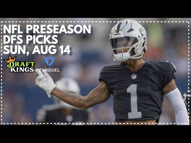 NFL Preseason DFS Picks: 5 Plays for Vikings Raiders Preseason Week 1 Showdown, DraftKings FanDuel