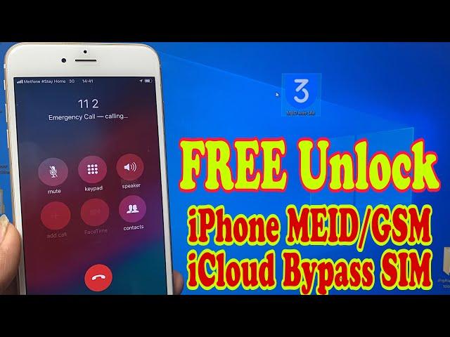 FREE Tools |  iPhone MEID/GSM iCloud Bypass SIM Working iOS 12.5.2 -14.5 Windows