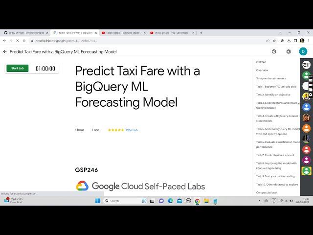 Predict Taxi Fare with a BigQuery ML Forecasting Model || Lab Solution || Qwiklabs Arcade 2023
