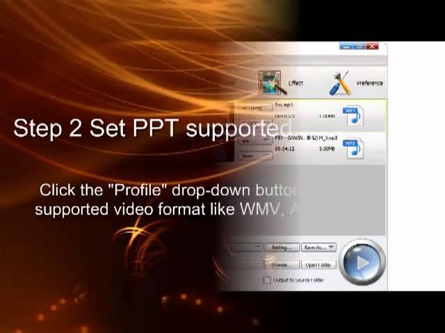 How to Convert MP4 to PowerPoint 2013/2010/2007/2003