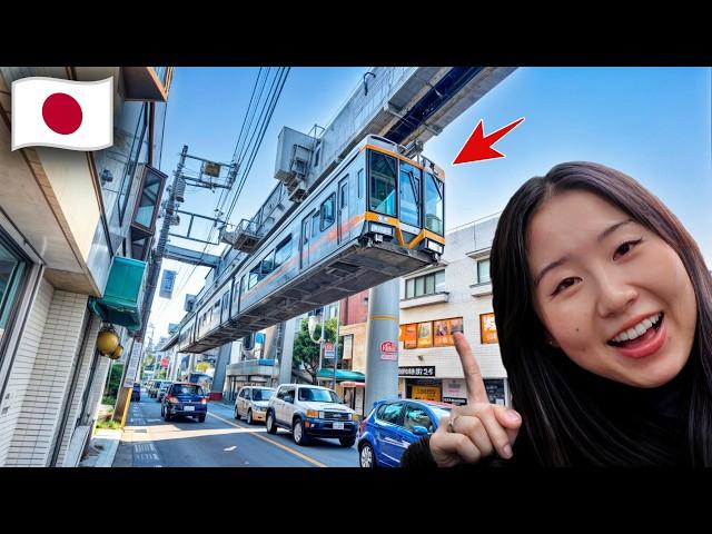 Japão do FUTURO! Como é Viajar em um Trem de Cabeça para Baixo?