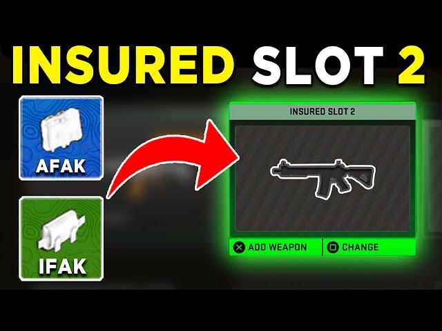 Unlock The SECOND Insured Weapon Slot in DMZ Season 4 - Extract 3 IFAKs, 1 AFAK or Large Medical Bag