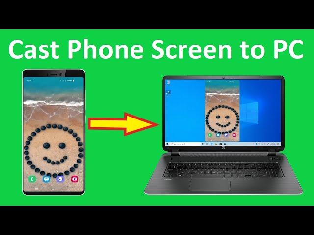 How To CAST Android Mobile Phone Screen to PC Laptop for Free Connect Phone to PC Laptop!!