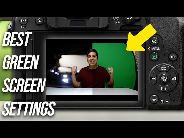 5 Simple Green Screen Camera Settings For Any Camera