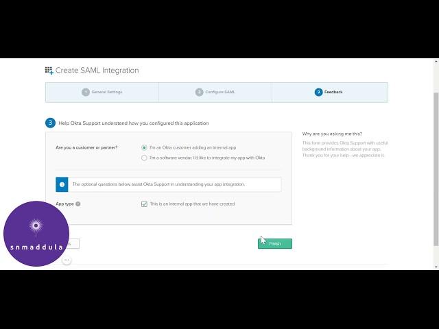 03. Setup Okta application with SAML 2.0