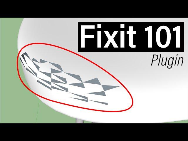 Fix Mesh and Make Solid - Plugin For SketchUp