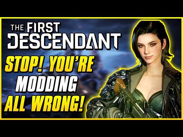 BEST WAYS TO MOD ANY DESCENDANT OR WEAPON | The First Descendant Beginner Tips & Tricks | How To