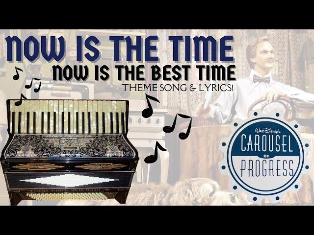 NOW IS THE TIME | Polka Accordion | Original Disney Carousel of Progress Theme