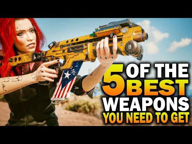 The Best Legendary Weapons You Need To Get - Cyberpunk 2077 Best Weapons