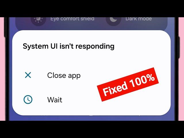 How to Fix System UI isn’t Responding Error Problem on Android Phone | System UI Not Responding